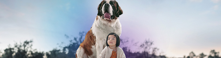 Decorative hero image personifying "we're not just by your side, we’re on your side".